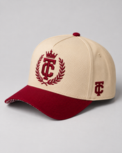 Load image into Gallery viewer, TC A-Frame Cap - Maroon/Cream