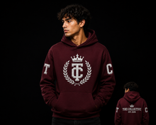 Load image into Gallery viewer, Burgundy Hoodie

